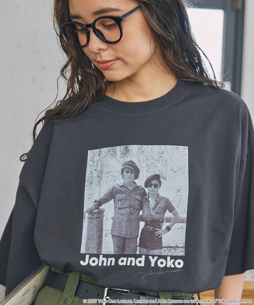 ジョンレノンtee ジョン・レノン / Listen To This T-shirt. S/S Tee（White