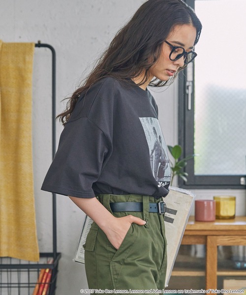 MONO-MART(モノマート)の「JOHN LENNON/ジョンレノン 別注 グラフィックプリント アソート 半袖Tシャツ(Tシャツ/カットソー・レディース・ブラック系2/ブラック系1・FREE)」の22枚目の写真