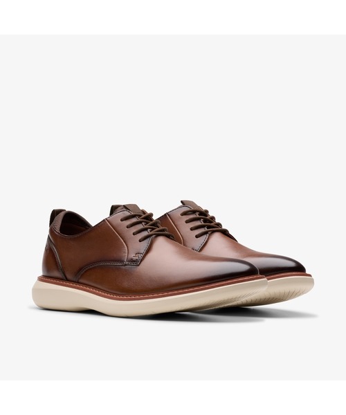 Clarks(クラークス)の「Brantin Plain / ブランティンブレーン(ダークタンレザー)(ドレスシューズ・メンズ・ブラウン・UK11/UK9.5/UK6.5/UK8.5/UK7.5/UK10.5/UK10/UK6/UK7/UK8/UK9)」の4枚目の写真