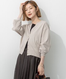 23区（ニジュウサンク）の「【洗える/吊り干しOK】ヴィスコースストレッチ Vネック ニットカーディガン（カーディガン/ボレロ）」