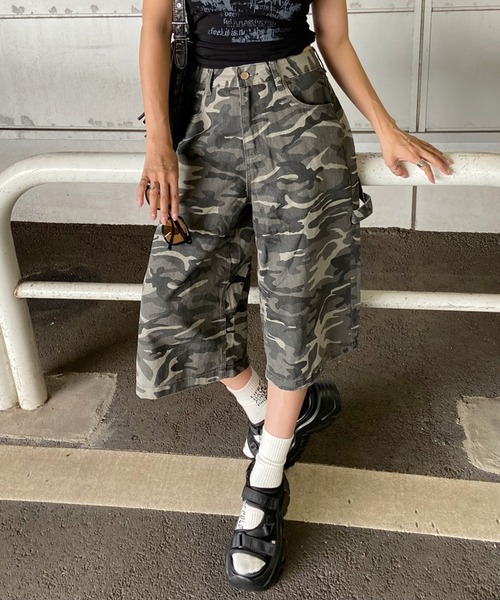 迷彩柄ハーフパンツ（その他パンツ）｜non-hedge（ノンヘッジ