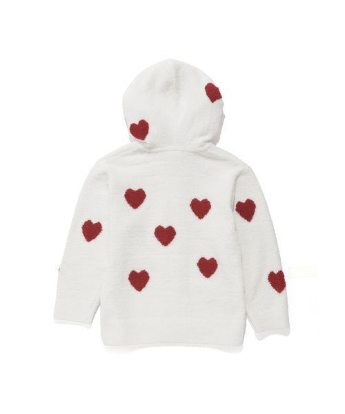 gelato pique（ジェラートピケ）の「【KIDS】エアリーモコハートパーカー（ルームウェア/パジャマ・キッズ・レッド/ブルー・90/100/110/120）」の12枚目の写真