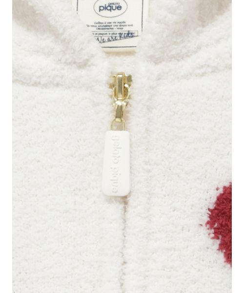 gelato pique（ジェラートピケ）の「【KIDS】エアリーモコハートパーカー（ルームウェア/パジャマ・キッズ・レッド/ブルー・90/100/110/120）」の17枚目の写真