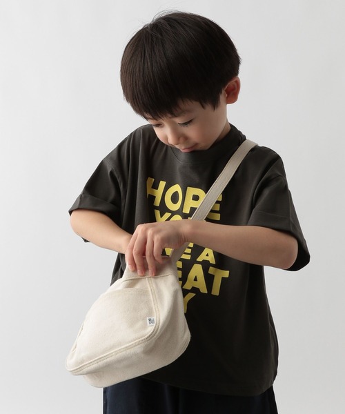 FOUND GOOD（ファウンドグッド）の「K/キャンバスミニショルダー（ショルダーバッグ・キッズ・ブラック/アイボリー/パープル系2/グリーン系8・FREE）」の8枚目の写真