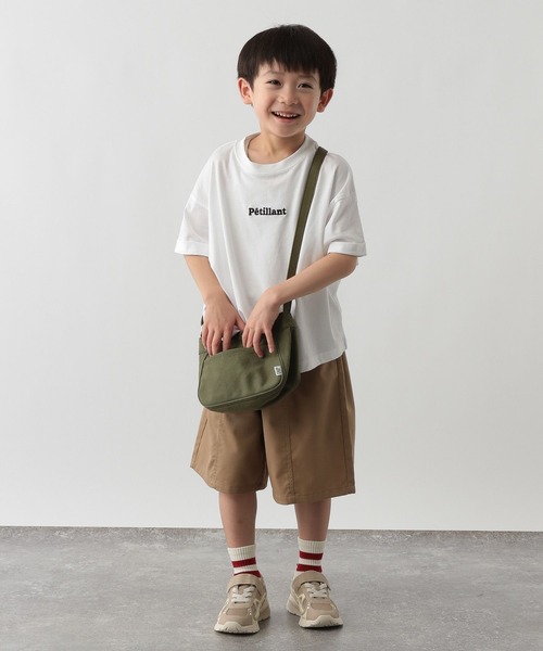 FOUND GOOD（ファウンドグッド）の「K/キャンバスミニショルダー（ショルダーバッグ・キッズ・ブラック/アイボリー/パープル系2/グリーン系8・FREE）」の9枚目の写真