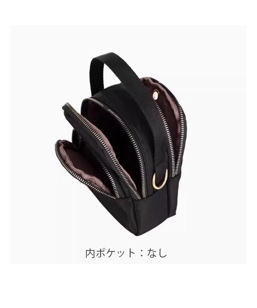 Miniministore(ミニミニストア)の「イヤホンホール付き ミニショルダーバッグ(ショルダーバッグ・レディース・ワインレッド/ダークグレー/ネイビー/パープル/ブラック・FREE)」の15枚目の写真