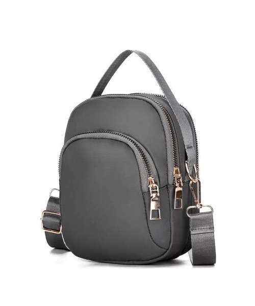 Miniministore(ミニミニストア)の「イヤホンホール付き ミニショルダーバッグ(ショルダーバッグ・レディース・ワインレッド/ダークグレー/ネイビー/パープル/ブラック・FREE)」の9枚目の写真