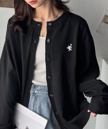 カーディガン/ボレロ（ブラック/黒色系・刺繍）ファッション通販