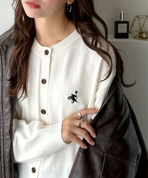 カーディガン/ボレロ（ホワイト/白色系・刺繍）ファッション通販