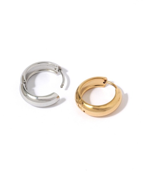 LAKOLE（ラコレ）の「ステンレスワンタッチフープピアス[17mm] / 576349（ピアス（両耳用）・レディース・その他1/その他2・FREE）」の3枚目の写真
