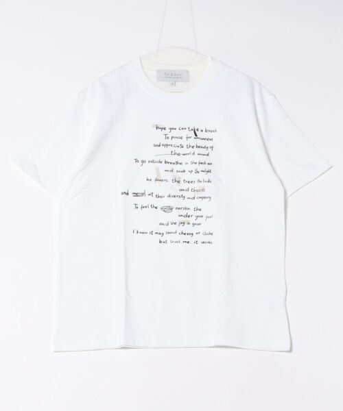 Fun & Daily(ファンアンドデイリー)の「F&D : Moment of Serenity logo T-shirt(Tシャツ/カットソー・メンズ・ブラック/ホワイト・LARGE/MEDIUM)」の4枚目の写真