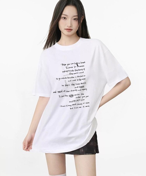 Fun & Daily(ファンアンドデイリー)の「F&D : Moment of Serenity logo T-shirt(Tシャツ/カットソー・メンズ・ブラック/ホワイト・LARGE/MEDIUM)」の5枚目の写真