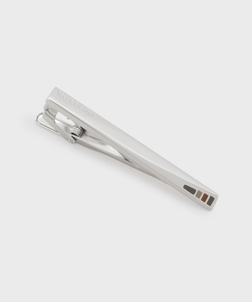 TAKEO KIKUCHI（タケオキクチ）の「ヴァルターグラデーションタイバー ? 日本製の洗練された真鍮タイバー（ネクタイピン・メンズ・シルバー/シルバー系4/シルバー系5・00）」の2枚目の写真