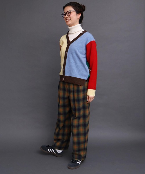 I am I in fact...（アイアムアイインファクト）の「_UPW数字刺繍Vカーディガン（カーディガン/ボレロ・レディース・ブラウン/パープル/ブルー/レッド/チャコールグレー/その他/ブラック系その他・FREE）」の20枚目の写真