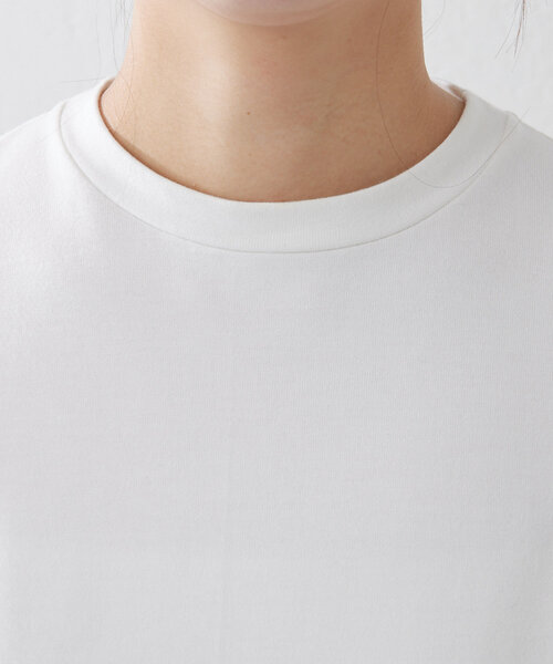 Drawing Numbers(ドローイング ナンバーズ)の「【Drawing Numbers】スビンプレーンTシャツ(Tシャツ/カットソー・レディース・ホワイト/チャコールグレー・38)」の14枚目の写真