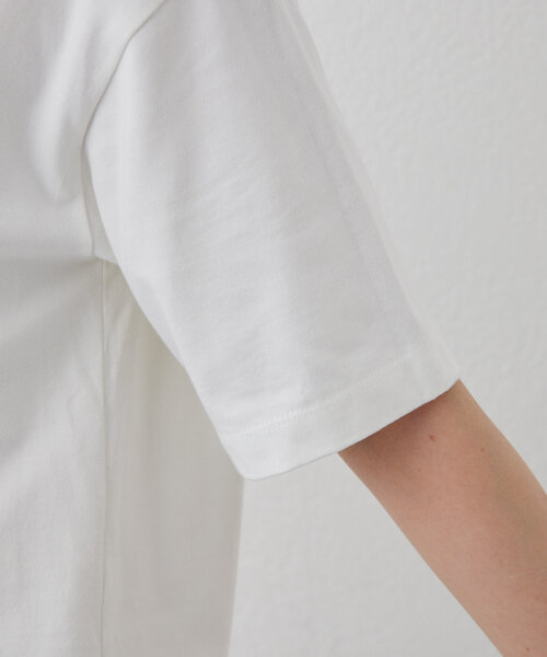 Drawing Numbers(ドローイング ナンバーズ)の「【Drawing Numbers】スビンプレーンTシャツ(Tシャツ/カットソー・レディース・ホワイト/チャコールグレー・38)」の15枚目の写真