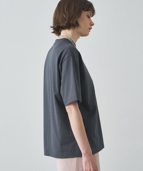 Drawing Numbers(ドローイング ナンバーズ)の「【Drawing Numbers】スビンプレーンTシャツ(Tシャツ/カットソー・レディース・ホワイト/チャコールグレー・38)」の22枚目の写真