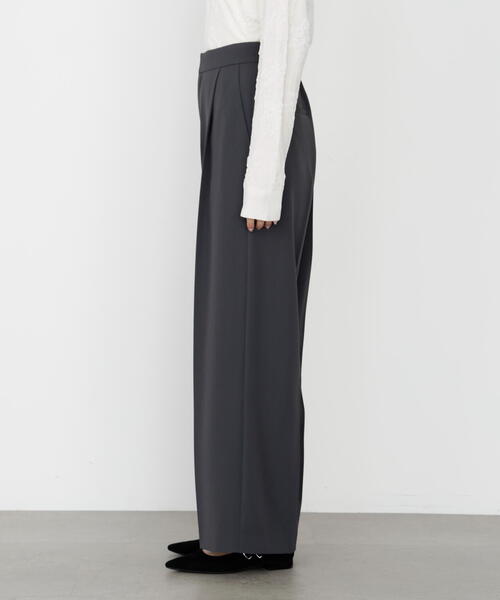 PROPORTION BODY DRESSING（プロポーションボディドレッシング）の「＜ウォッシャブル＞シーズンレスタックパンツ / 1215230904（その他パンツ・レディース・ホワイト系その他/ダークグレー・P/S/MEDIUM）」の3枚目の写真