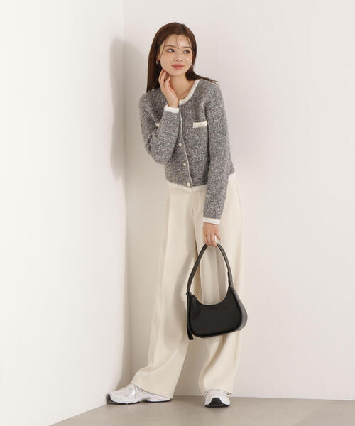 PROPORTION BODY DRESSING（プロポーションボディドレッシング）の「＜ウォッシャブル＞シーズンレスタックパンツ / 1215230904（その他パンツ・レディース・ホワイト系その他/ダークグレー・P/S/MEDIUM）」の17枚目の写真