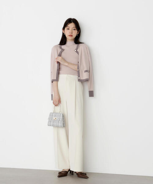 PROPORTION BODY DRESSING（プロポーションボディドレッシング）の「＜ウォッシャブル＞シーズンレスタックパンツ / 1215230904（その他パンツ・レディース・ホワイト系その他/ダークグレー・P/S/MEDIUM）」の21枚目の写真