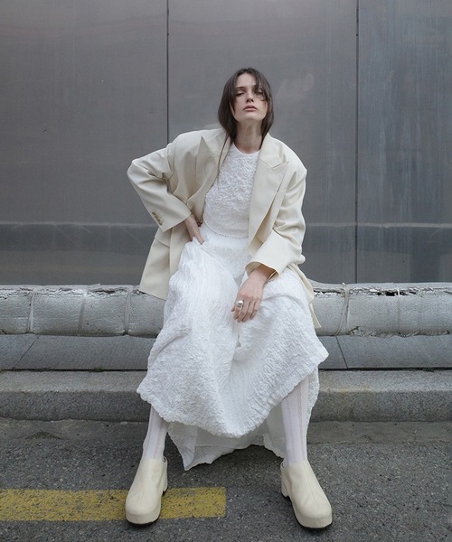 OVER SHOULDER GOLD BUTTON BLAZER（テーラードジャケット）｜CLANE