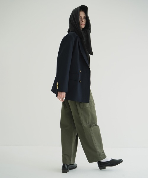 OVER SHOULDER GOLD BUTTON BLAZER（テーラードジャケット）｜CLANE