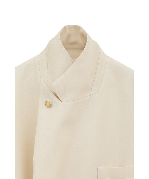 OVER SHOULDER GOLD BUTTON BLAZER（テーラードジャケット）｜CLANE