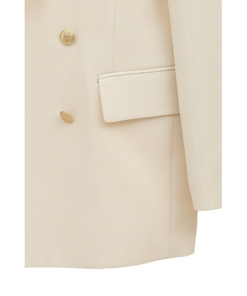OVER SHOULDER GOLD BUTTON BLAZER（テーラードジャケット）｜CLANE
