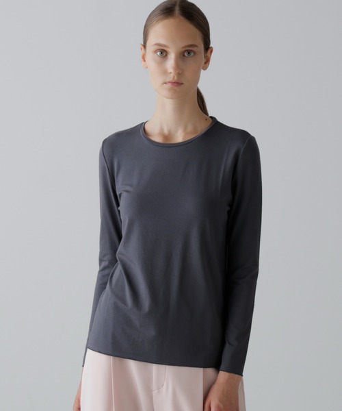 ADORE(アドーア)の「◆モイストジャージーカットソー(Tシャツ/カットソー・レディース・ホワイト/グレー/ブラック・38)」の3枚目の写真