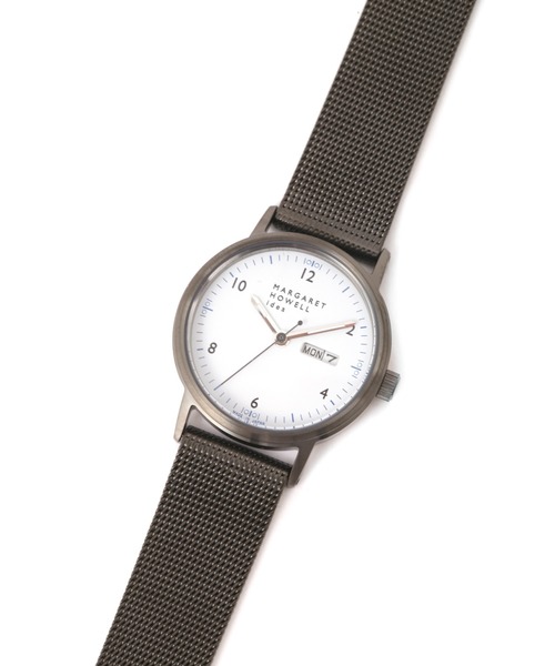 MARGARET HOWELL（マーガレットハウエル）の「SOLAR POWER MESH BAND（アナログ腕時計・レディース・グレー・FREE）」の3枚目の写真