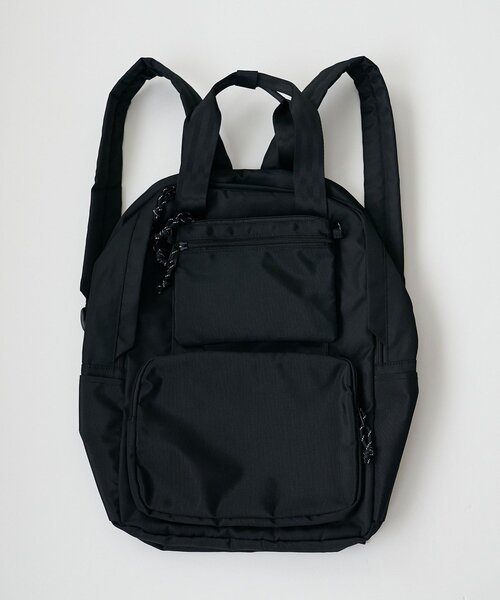 DISCOAT（ディスコート）の「【ユニセックス/9ポケット/サコッシュ付き】ユーティリティバックパック（バックパック/リュック・レディース・ブラウン/ブラック/グレー・FREE）」の16枚目の写真