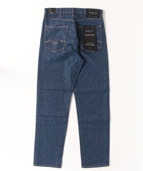 REPLAY(リプレイ)の「リラックステーパードWAINEインディゴストレッチデニム(デニムパンツ・メンズ・ダークブルー・W28xL32/W29xL32/W30xL32/W31xL32/W32xL32/W33xL32/W34xL32/W36xL32)」の8枚目の写真