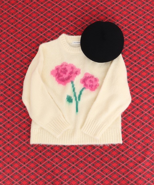 チャイルドウーマン　ネパール製　ハンドニット　手編み　アラン編み　求心　セーター チャイルドウーマン ネパール製 ハンドニット 手編み アラン編み 求心