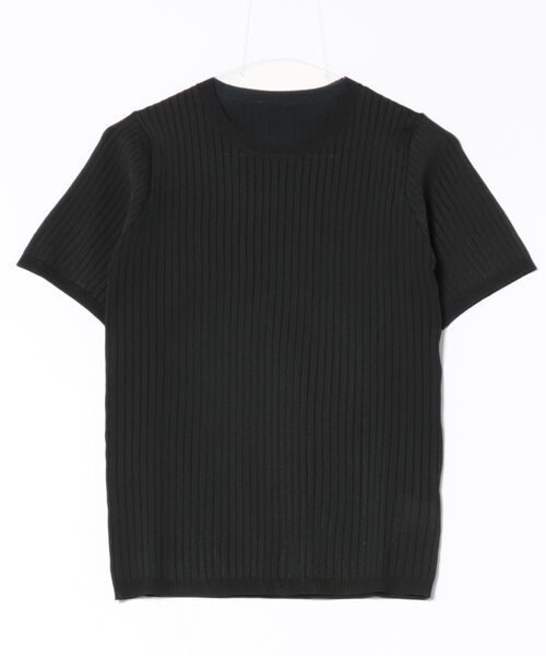 QUEENS COURT（クイーンズコート）の「ブライトワイドリブニット≪手洗い可能≫（ニット/セーター・レディース・ライトグレー/ブラック/グリーン/ブラウン・M）」の13枚目の写真