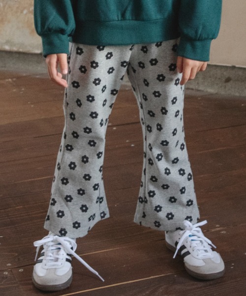 DRC branshes（ディーアールシーブランシェス）の「【WEB限定/DRC】リブフレアパンツ（その他パンツ・キッズ・ブラック/アイボリー/その他1/杢グレー/ラベンダー/ピンク・110/90/100/120/130/140/150）」の3枚目の写真