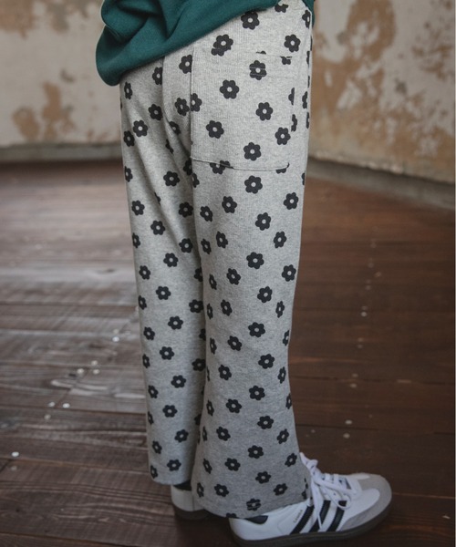 DRC branshes（ディーアールシーブランシェス）の「【WEB限定/DRC】リブフレアパンツ（その他パンツ・キッズ・ブラック/アイボリー/その他1/杢グレー/ラベンダー/ピンク・110/90/100/120/130/140/150）」の8枚目の写真