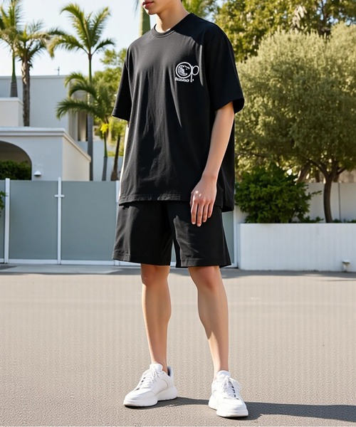 Ocean Pacific(オーシャンパシフィック)の「【Ocean Pacific】ハーフスリーブTee ラッシュガード UVカット 日よけ 日焼け対策 515454(ラッシュガード・メンズ・ブラック/ブルー・LL/M/L)」の7枚目の写真