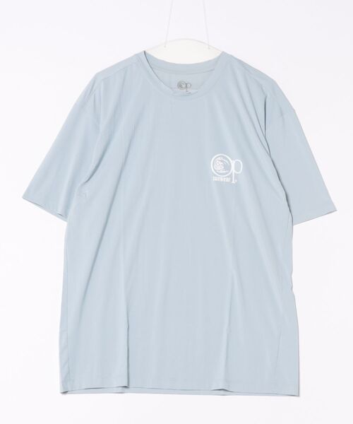 Ocean Pacific(オーシャンパシフィック)の「【Ocean Pacific】ハーフスリーブTee ラッシュガード UVカット 日よけ 日焼け対策 515454(ラッシュガード・メンズ・ブラック/ブルー・LL/M/L)」の9枚目の写真
