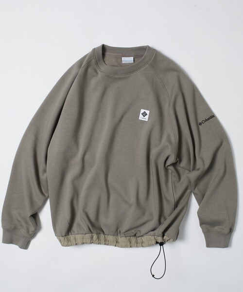 FREAK'S STORE（フリークスストア）の「限定展開 Columbia×FREAK'S STORE/コロンビア 別注 インペリアルパーク ヘムコード ラグランスリーブ スウェット（スウェット・メンズ・ネイビー/チャコールグレー/ブラック/ベージュ/グレー・SMALL/MEDIUM/LARGE/X-LARGE）」の4枚目の写真