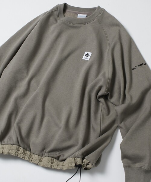 FREAK'S STORE（フリークスストア）の「限定展開 Columbia×FREAK'S STORE/コロンビア 別注 インペリアルパーク ヘムコード ラグランスリーブ スウェット（スウェット・メンズ・ネイビー/チャコールグレー/ブラック/ベージュ/グレー・SMALL/MEDIUM/LARGE/X-LARGE）」の10枚目の写真