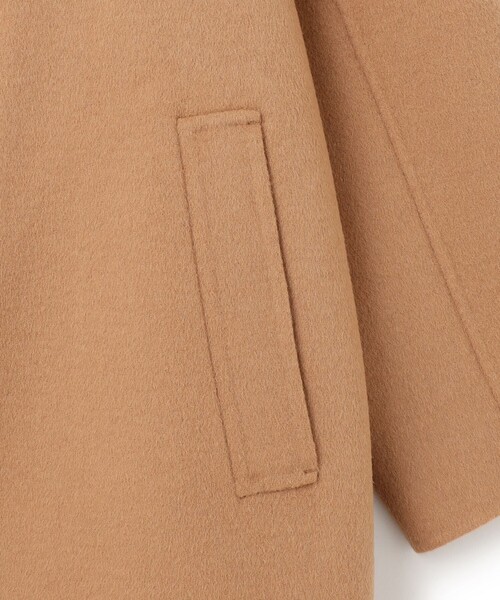 ICB(アイシービー)の「WoolRever ロングコート(トレンチコート・レディース・ブラック系/黄土色系/ダルブルー系・44/42/40/48/46)」の10枚目の写真