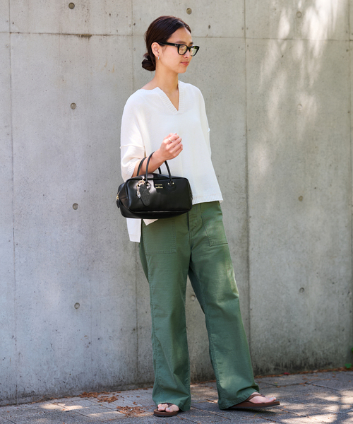 FRAMeWORK(フレームワーク)の「≪追加≫YOUNGOLSEN /ヤングアンドオルセン 別注 CHARM WIDE BOTTLE BAG 3(ショルダーバッグ・レディース・ブラック/ブラウン・FREE)」の6枚目の写真