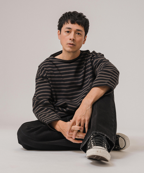 SAINT JAMES (セントジェームス) 別注 ウエッソン ルーズ ボーダー（T