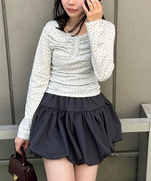 Drawer レースのトップス　新品未使用　華やか　可愛い　花柄　ドット 花柄レーストップス[品番：OLOW0016649]｜RMAF NICE CLAUP / OLIVE des