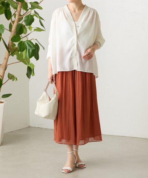 NEWシワシフォンギャザーパンツ（その他パンツ）｜BEARDSLEY