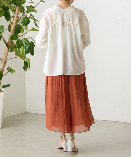 NEWシワシフォンギャザーパンツ（その他パンツ）｜BEARDSLEY