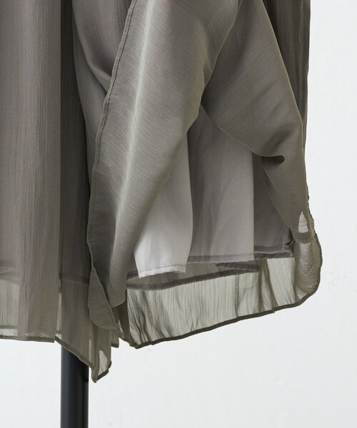 新品 タグ付き ビアズリー NEWシワシフォンギャザーパンツ　ブラウン セール】NEWシワシフォンギャザーパンツ（その他パンツ）｜BEARDSLEY