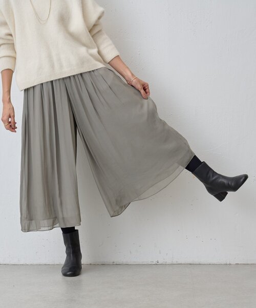 BEARDSLEY パンツ シワシフォンギャザーパンツ シワシフォンギャザーパンツ（その他パンツ）｜BEARDSLEY