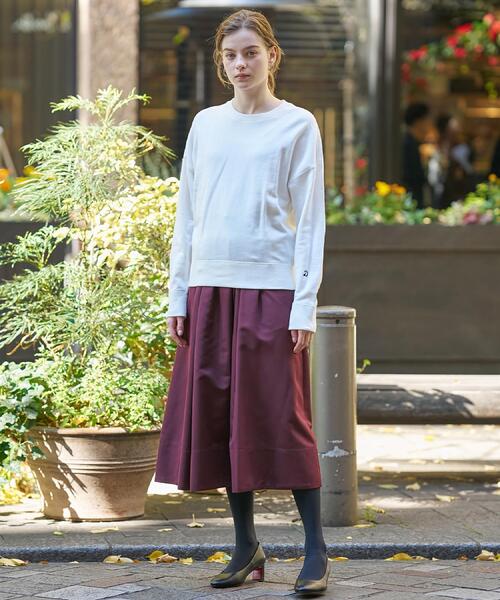 新品未使用♡ドレステリア　オーガニックコットン裏毛プルオーバーオフホワイト38 セール】コットン裏毛プルオーバー（スウェット）｜DRESSTERIOR