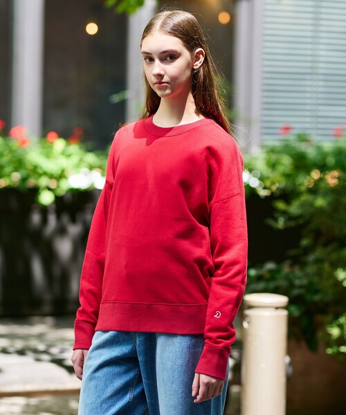 DRESSTERIOR（ドレステリア）の「コットン裏毛プルオーバー（スウェット・レディース・オフホワイト/ダークグレー/ワインレッド・34/36/38）」の14枚目の写真